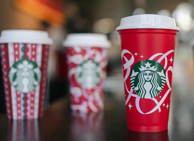 Starbucks' holiday cups this year aren't even red