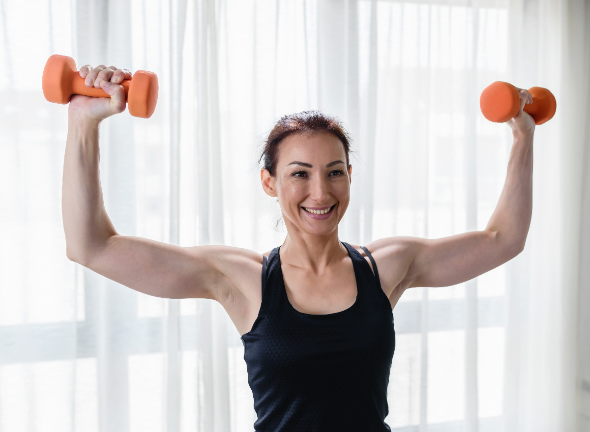 Wings workout at discount home with dumbbells