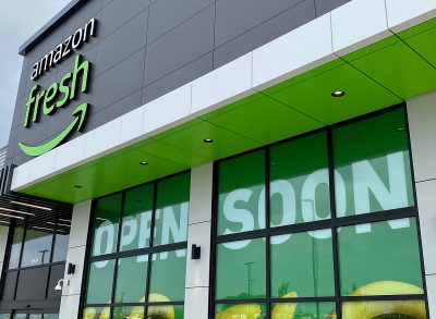 Amazon Fresh store in suburban Chicago.