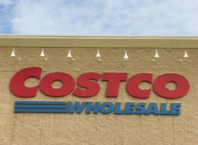 costco wholesale sign