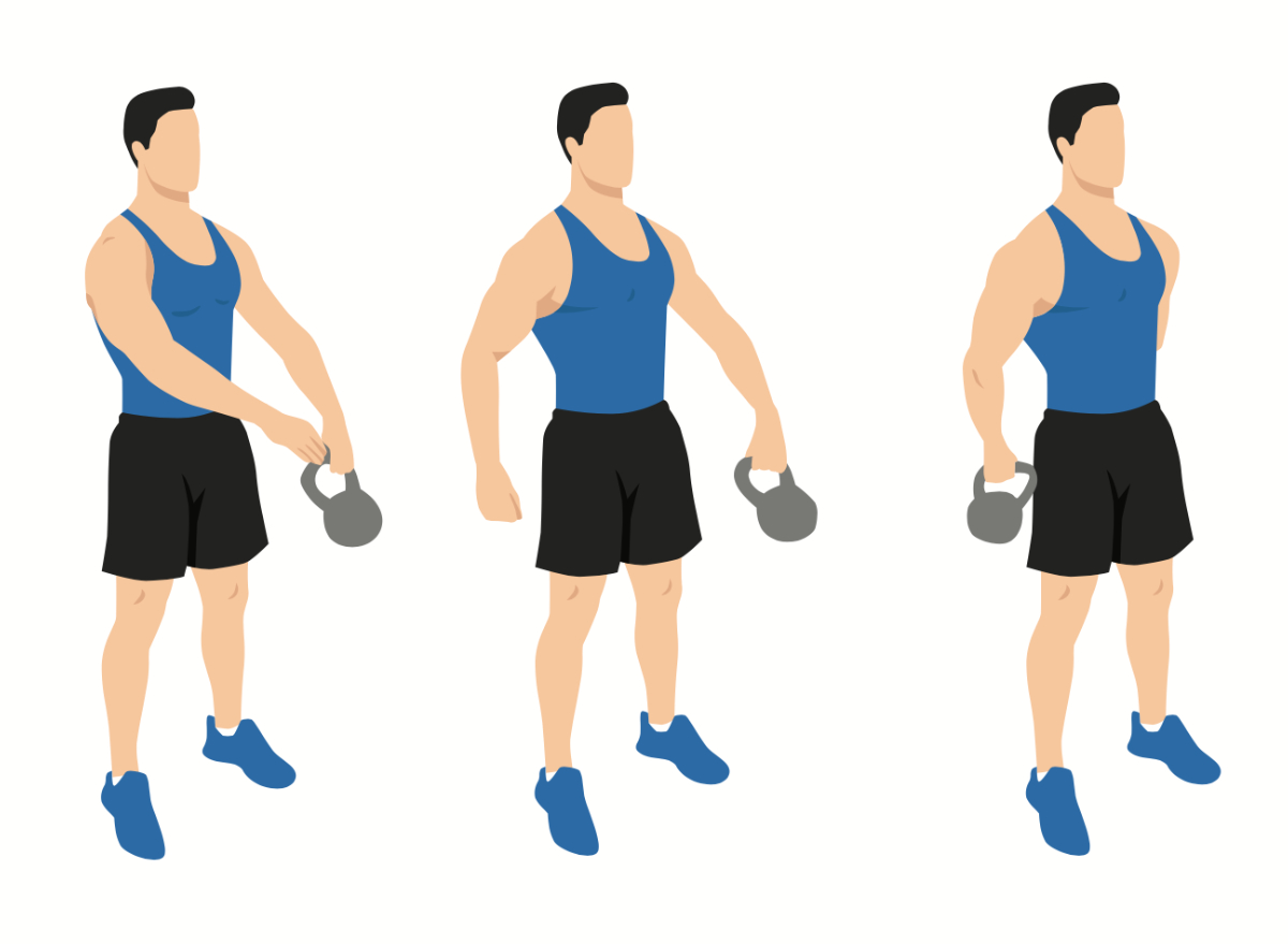 Standing dumbbell 2025 ab workout