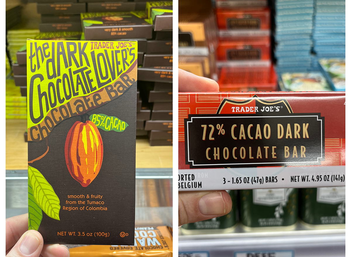 Trader joe's on sale dark chocolate