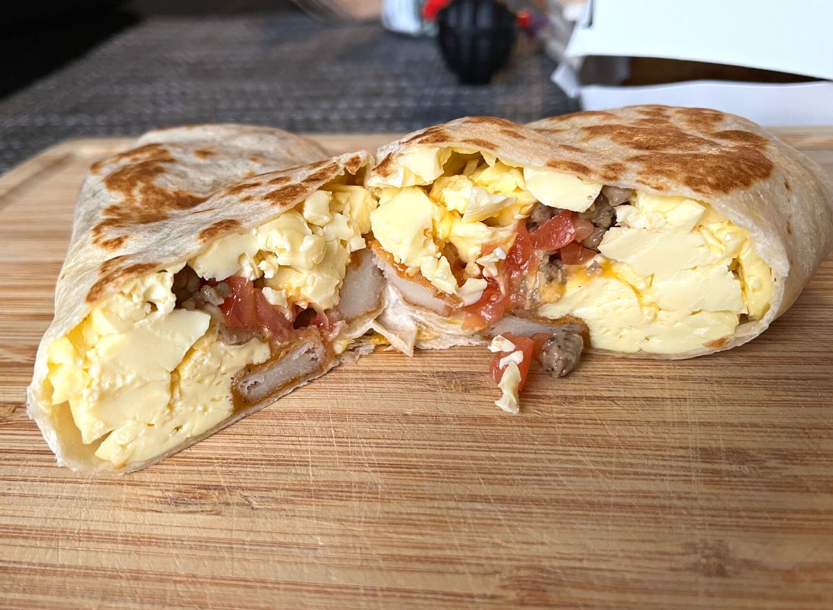 Taco bell online breakfast burrito