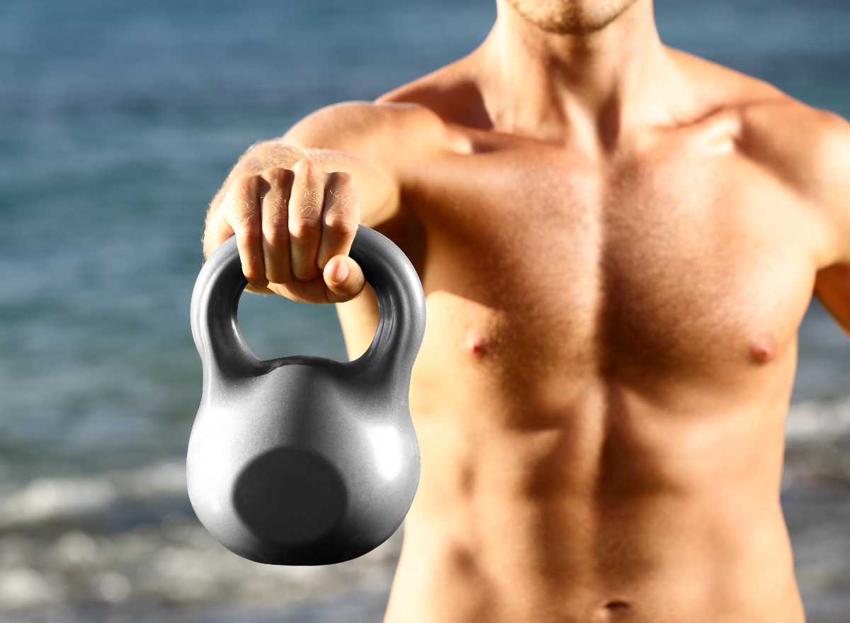 Get Rid of Moobs as You Age With 4 Kettlebell Exercises