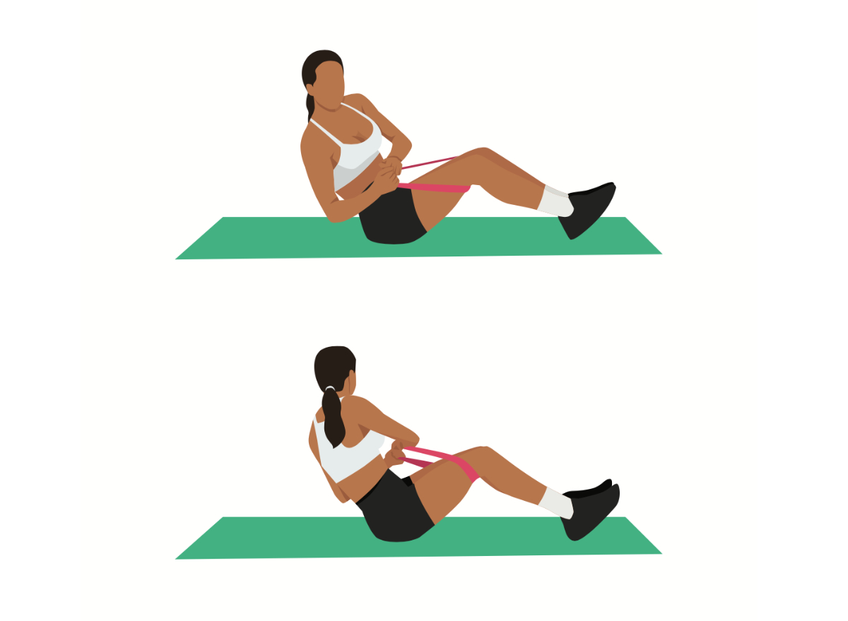 The 5 Minute Resistance Band Ab Workout for a Stronger Core