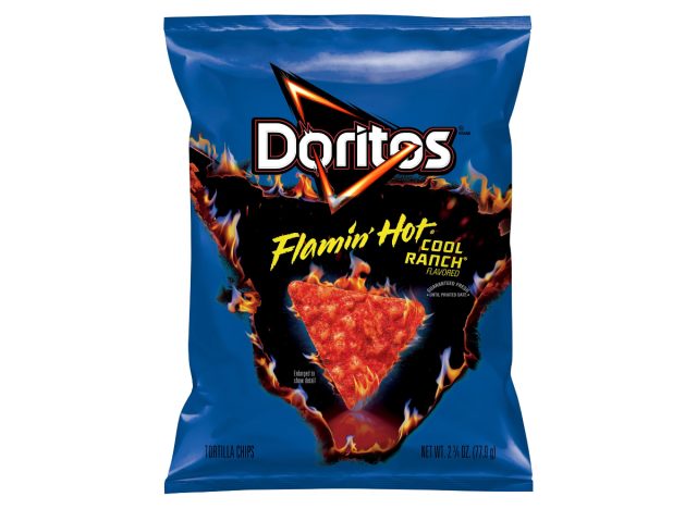 doritos flamin' hot cool ranch chips