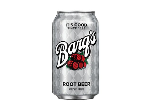 can of Barq's Root Beer