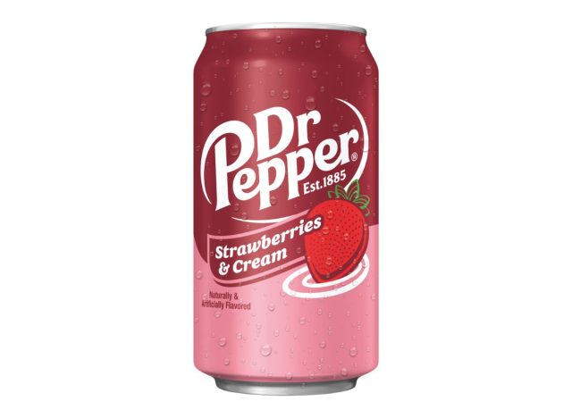 can of Dr. Pepper Strawberries & Cream