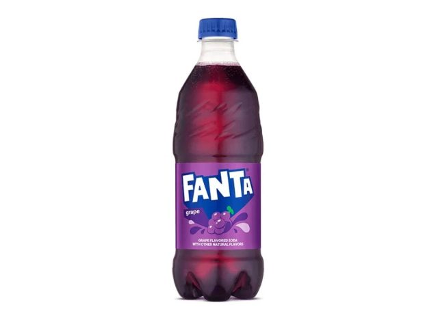 bottle of Fanta Grape