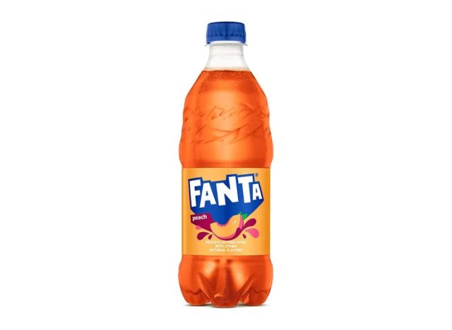 bottle of Fanta Peach