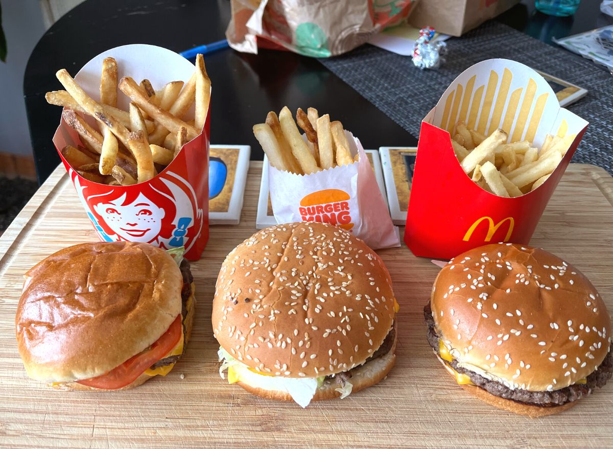 McDonald's, Burger King, & Wendy's Best Signature Burger 2023