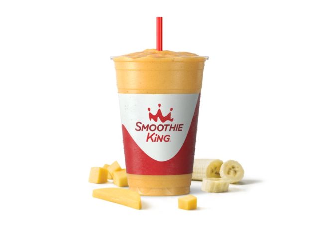 cup of Smoothie King Papaya Ginger Smoothie