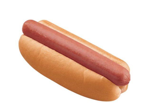 DQ Hot Dog on a white background