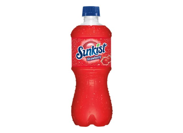 bottle of Sunkist Strawberry