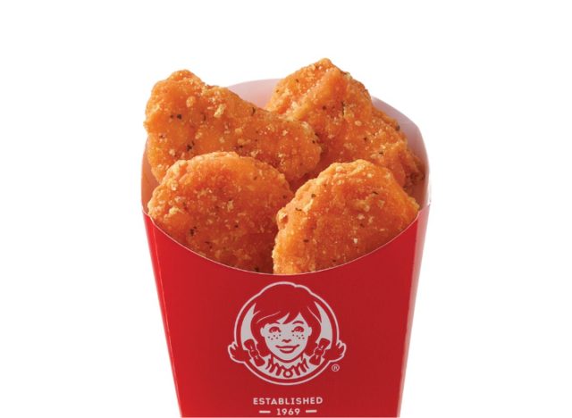 container of 4-piece chicken nuggets from Wendy's