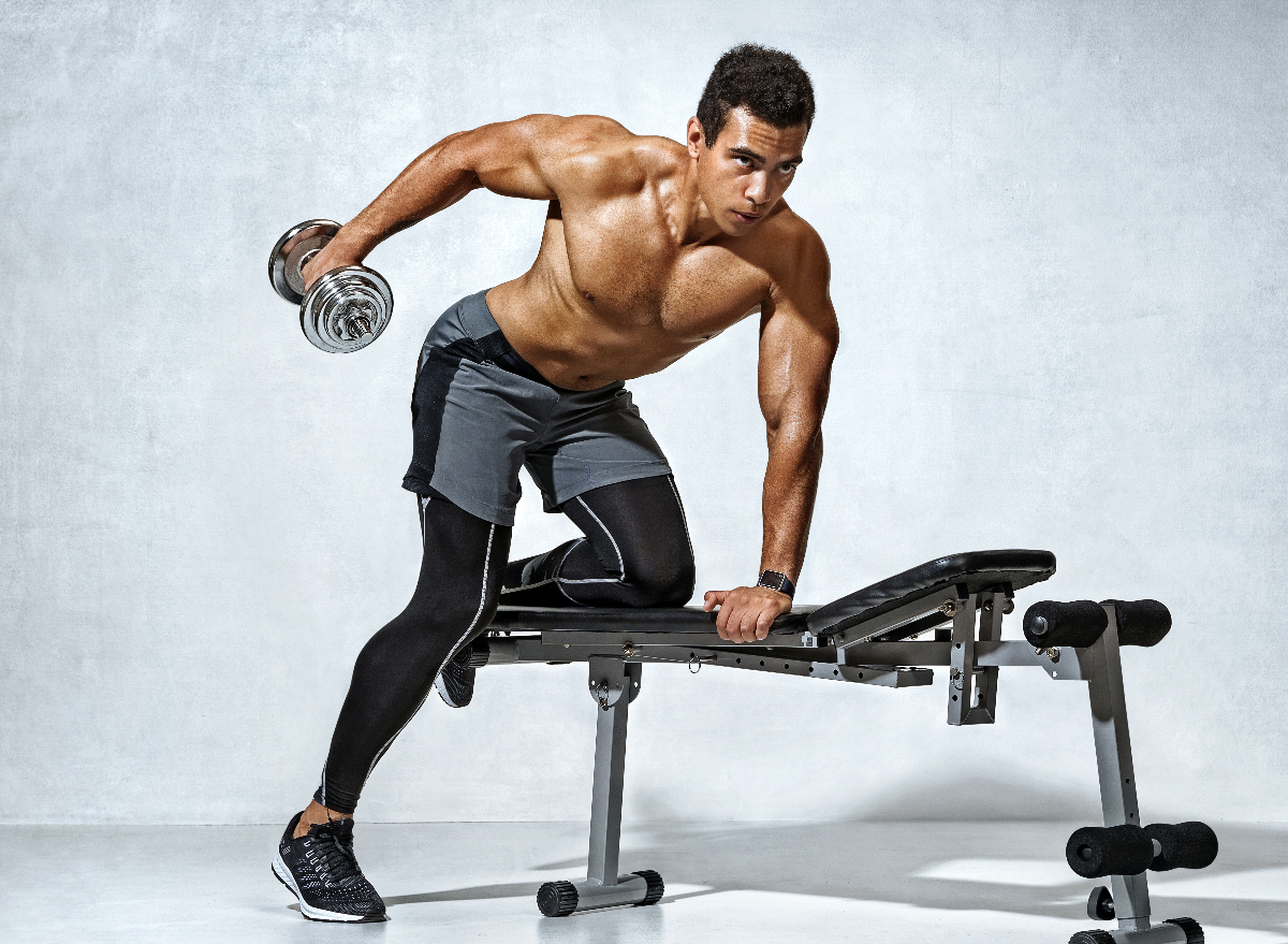 Tricep workouts with dumbbells and bench new arrivals