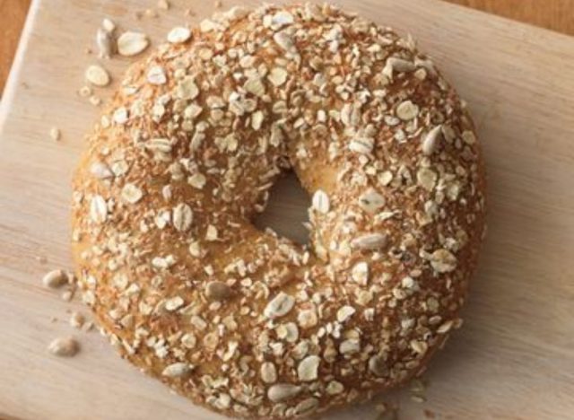 multigrain bagel from Dunkin Donuts