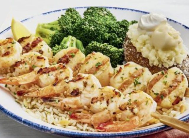 Red Lobster Grilled Sea Scallops & Shrimp Skewers