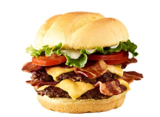 smashburger double bacon smash burger