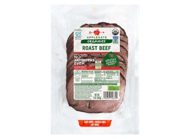 package of Applegate Roast Beef