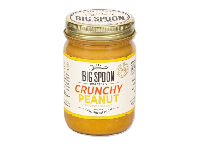 jar of Big Spoon Crunchy Peanut Butter