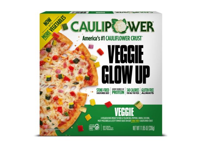 box of Caulipower Veggie Glow Up Pizza