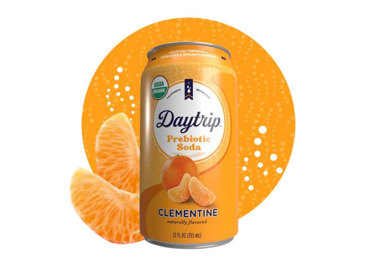 10 Best Worst New Sodas In 2023 According To A Dietitian   Daytrip Prebiotic Soda Clementine 