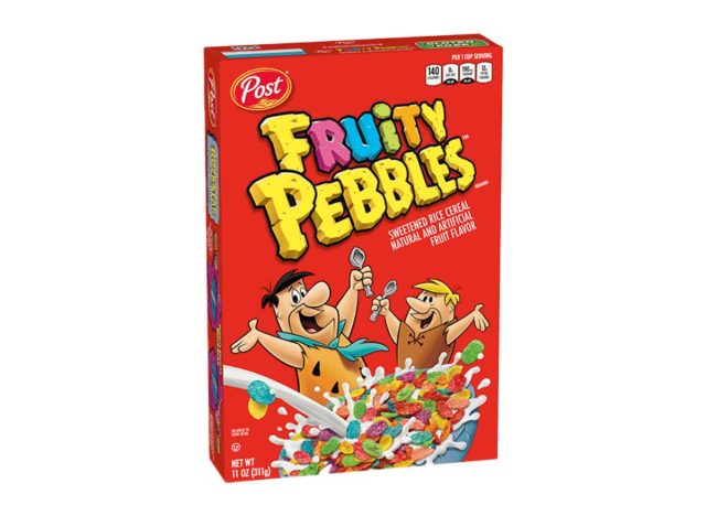 box of Fruity Pebbles