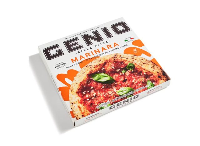 box of Genio Della Marinara Pizza