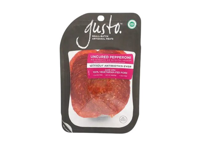 package of Gusto Uncured Pepperoni