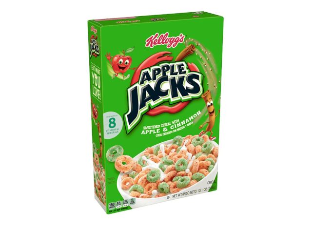 box of Kellogg's Apple Jacks