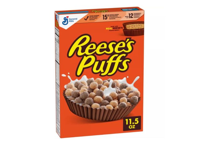 box of Reese's Puffs