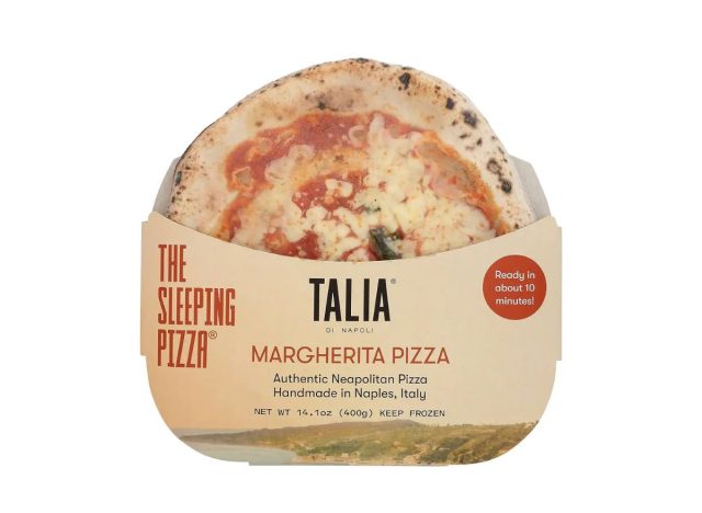 Talia Di Napoli Marghertia Pizza on a white background