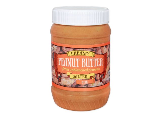 jar of creamy peanut butter