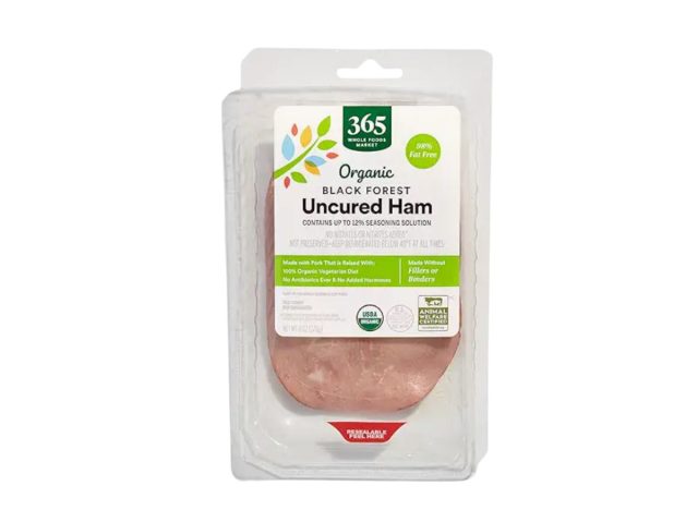 package of Whole Foods Black Forest Ham