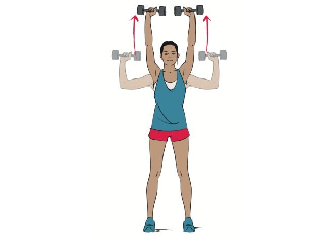 5 Lightweight Dumbbell Exercises to Firm Your Underarms