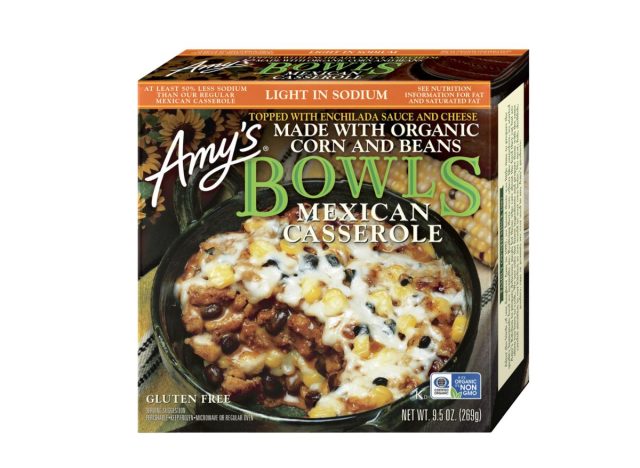 box of Amy's Mexican Casserole