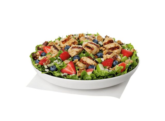 plate of Chick-fil-A Market Salad on a white background