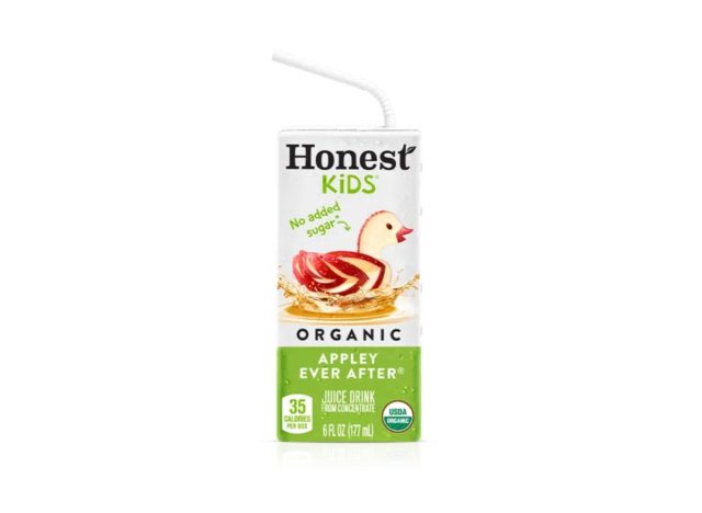 box of Honest Kids Apple Juice