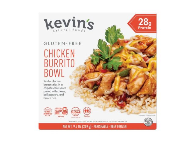 Kevin's Chicken Burrito Bowl frozen dinner