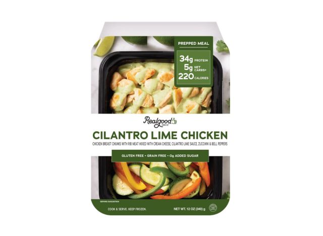 Real Good Cilantro Lime Chicken frozen meal