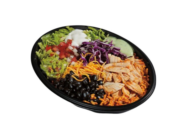 Taco Bell Chicken Cantina Power Bowl on a white background