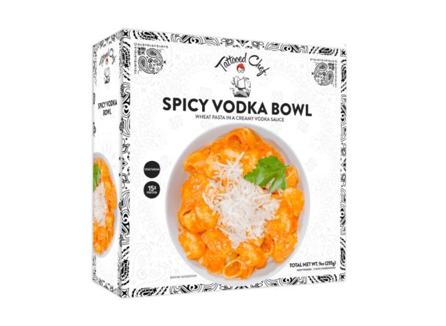 Tattooed Chef Spicy Vodka Bowl frozen dinner