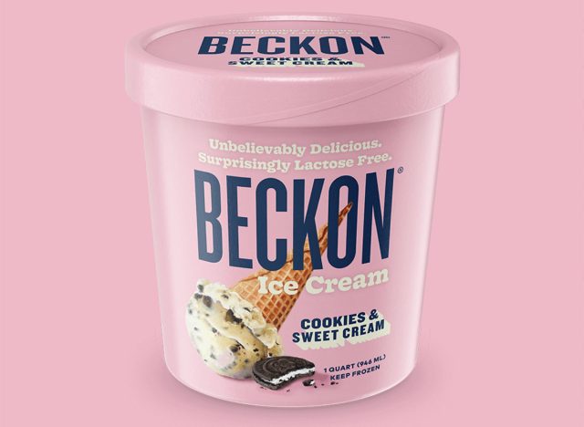 Beckon Cookies and Sweet Cream Ice Cream