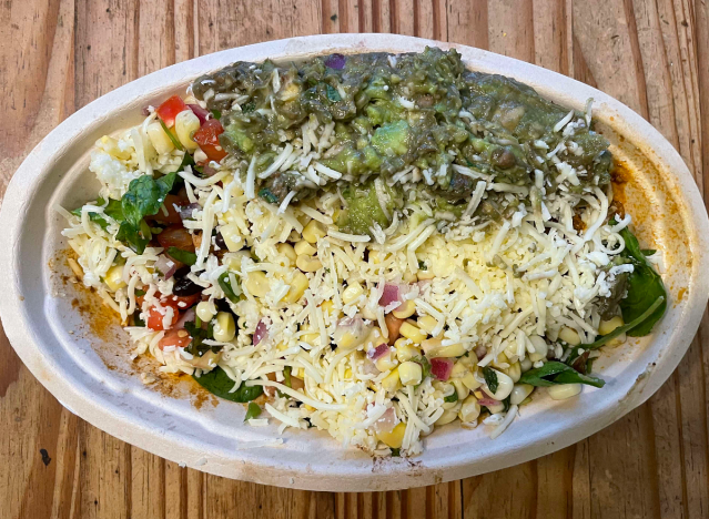 a salad from chipotle 