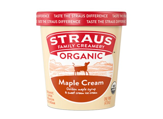 Straus Family Creamery Organic Maple Cream Ice Cream
