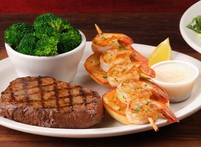 Texas Roadhouse 6 oz. Sirloin & Grilled Shrimp