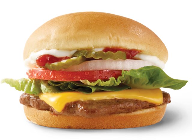Wendy's Jr. Cheeseburger Deluxe