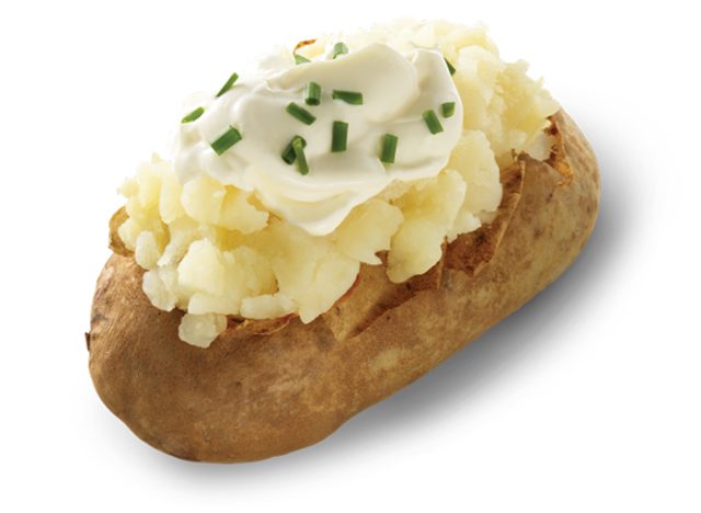 Wendy's Sour Cream And Chive Baked Potato