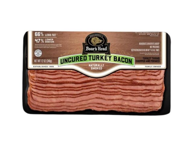 package of Boar's Head Uncured Turkey Bacon